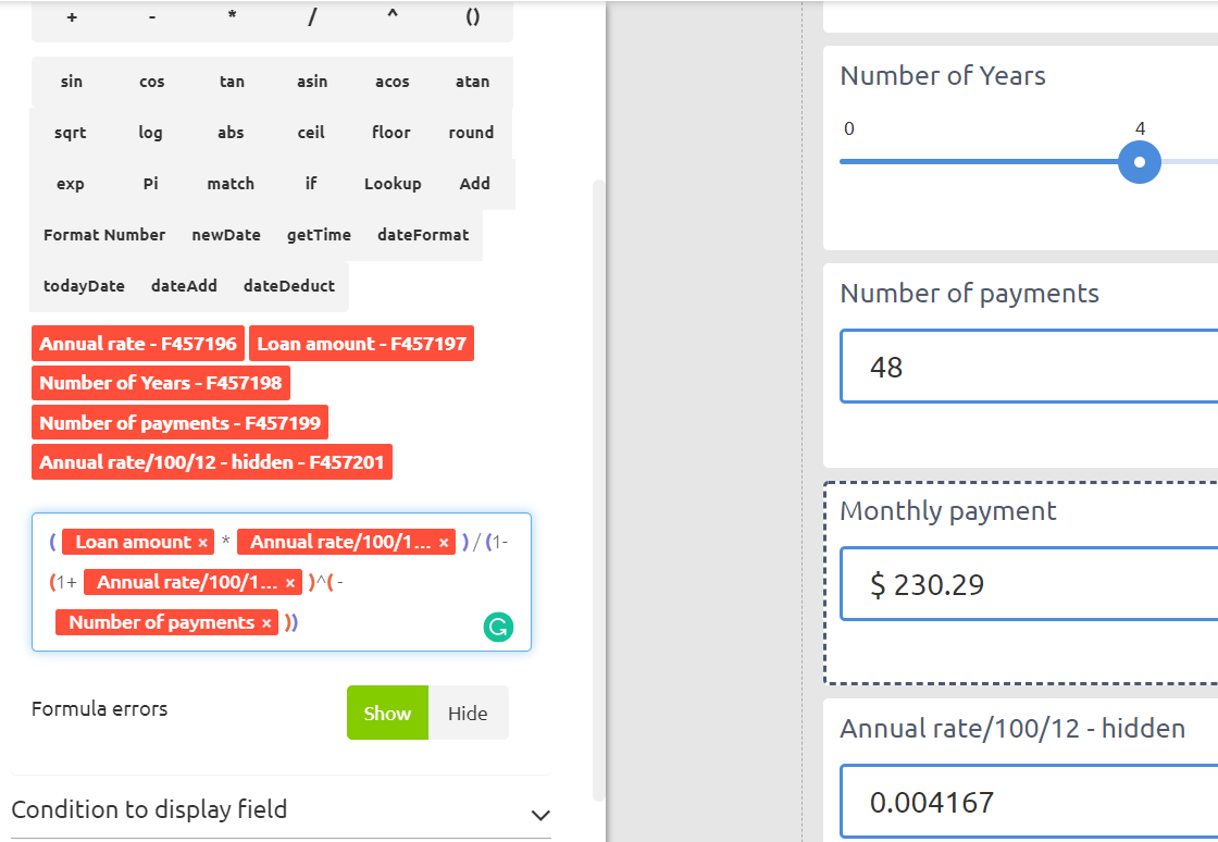 Шаблон калькулятора интернет-магазина - Calculoid.com