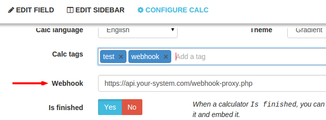 Calculoide-webhook-url