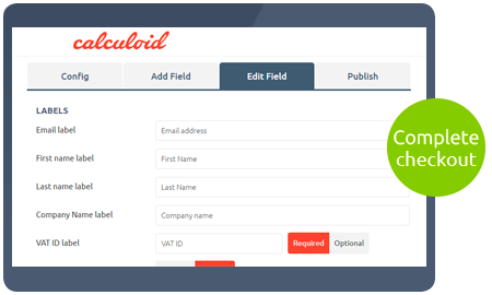 Calculoid Functions Payment Checkout preview