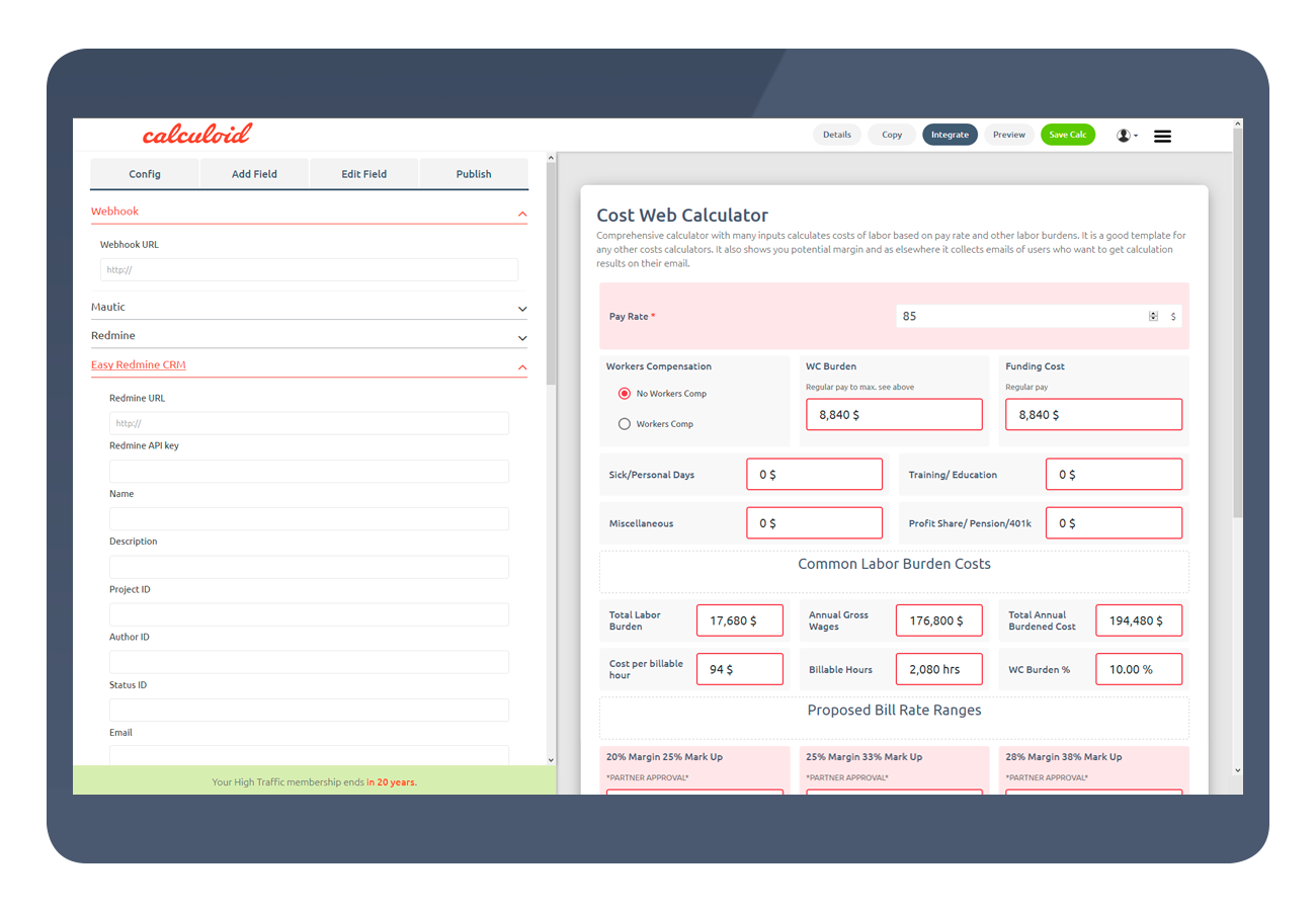 Calculoid Functions Integrations 1300x900