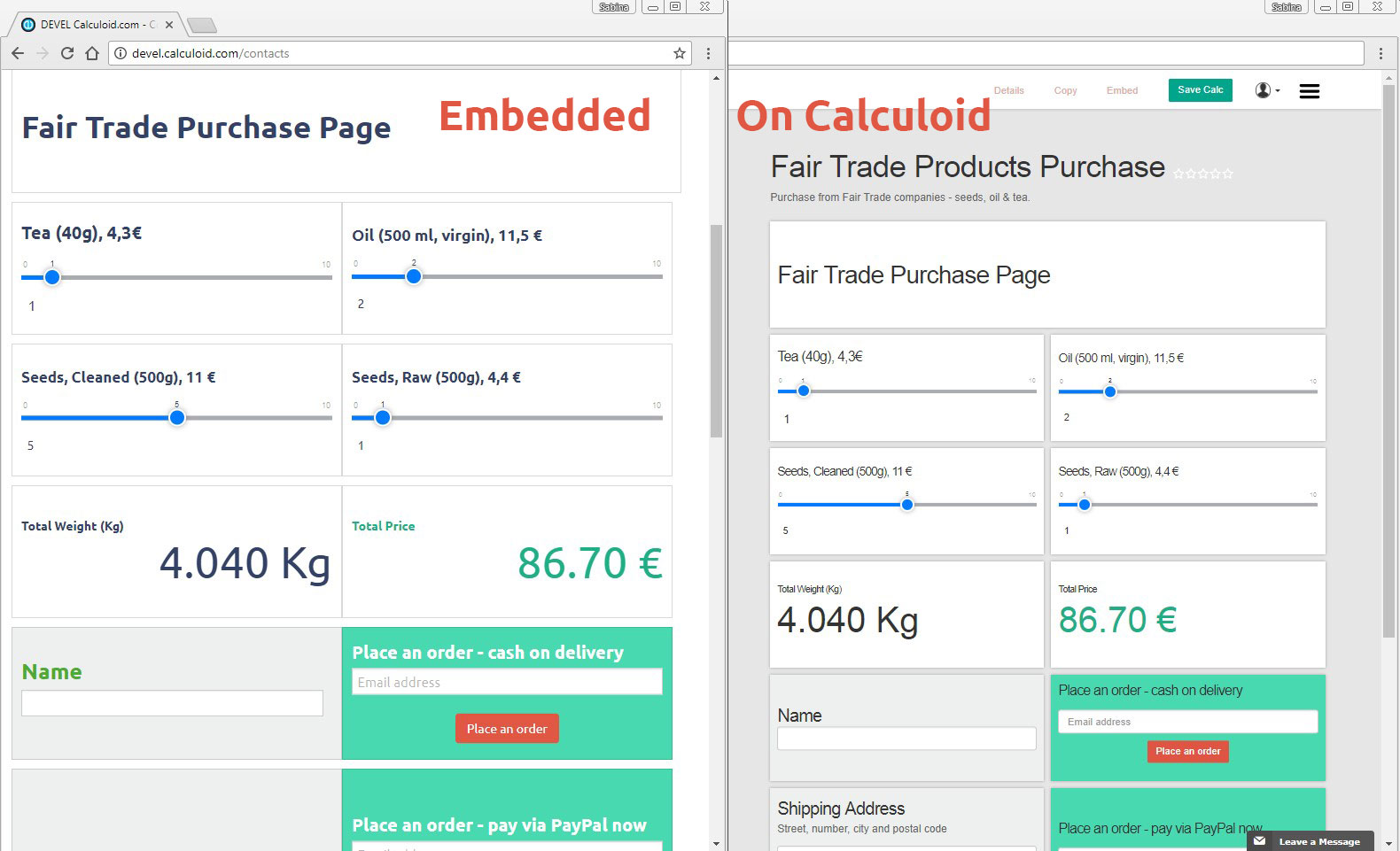 Calculoid Embed