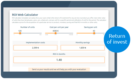 Aperçu de la calculatrice Web Calculoid