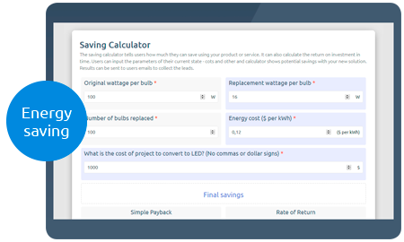 Calculoid Saving Web Calculator预览